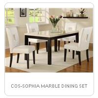COS-SOPHIA MARBLE DINING SET